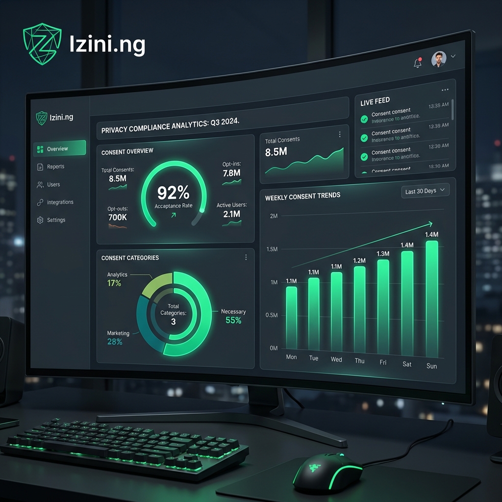 Izini Advanced Analytics Dashboard
